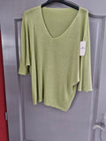 Shirt met driekwart mouw